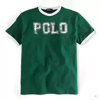 polo tee shirt nouveau hommes 2082 green white mark short ralph lauren homme